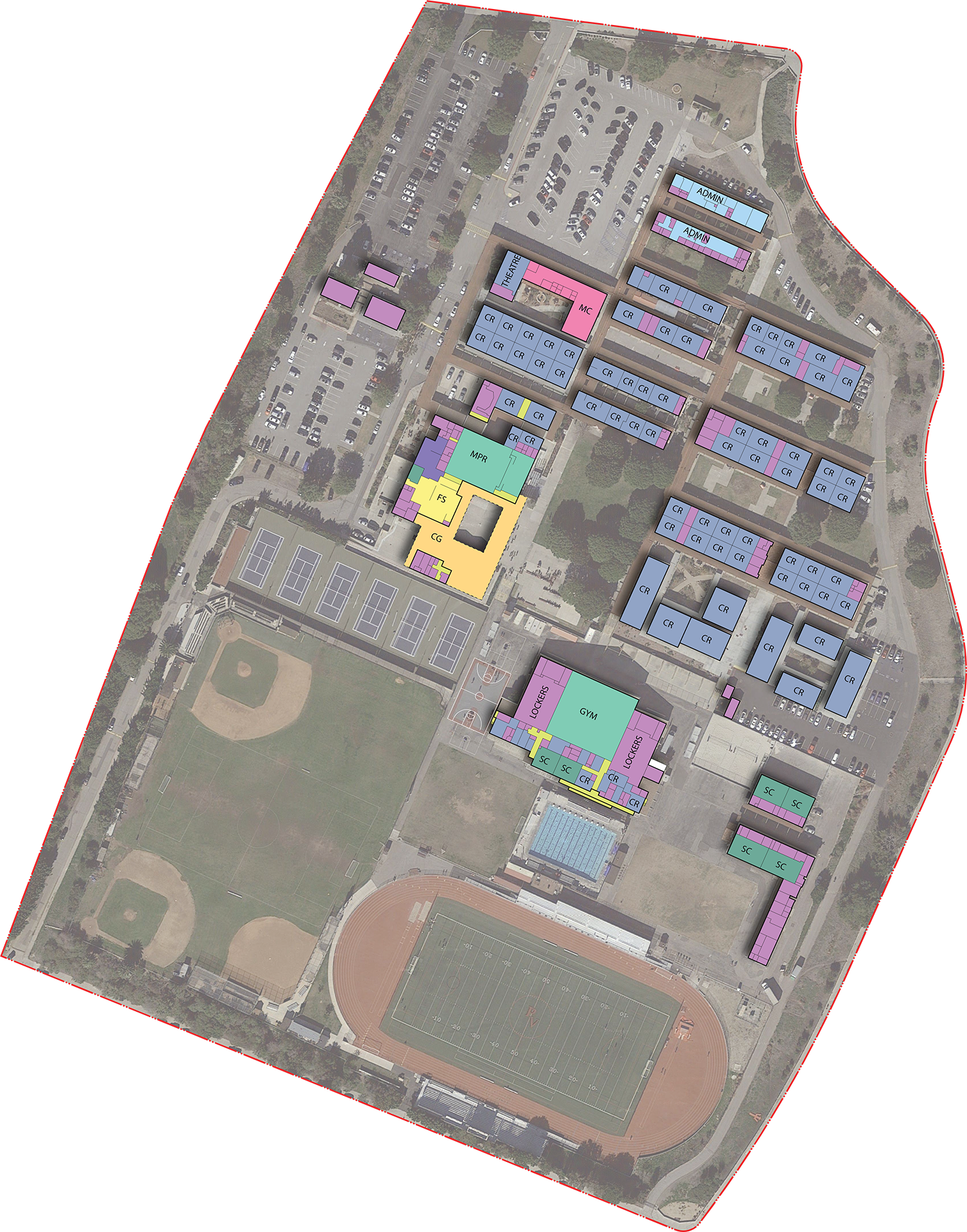 Pvhs Campus Map